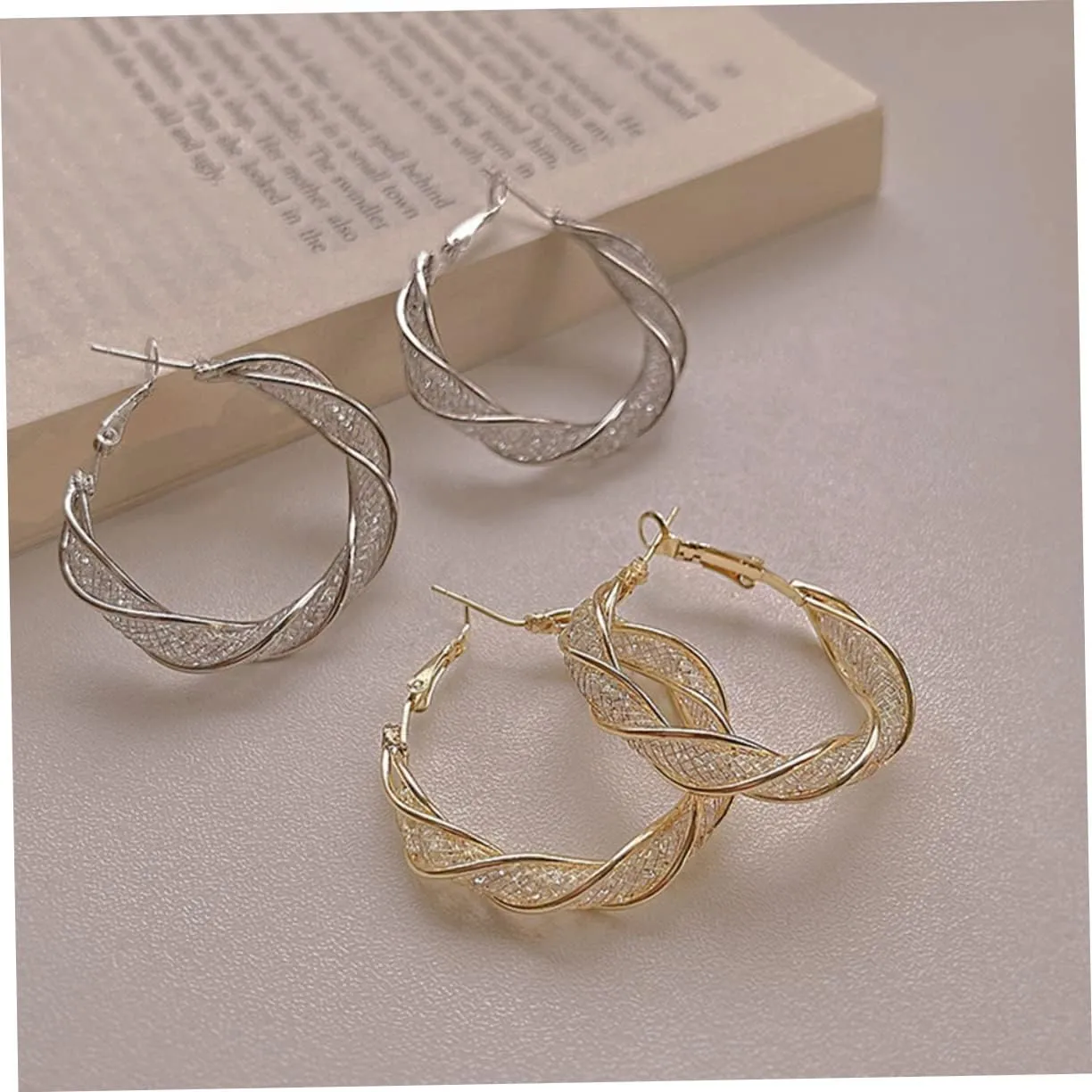 1 Pair Circle Hollow Earrings Costume Jewelry for Women Womens Earrings Earings for Women Earrings for