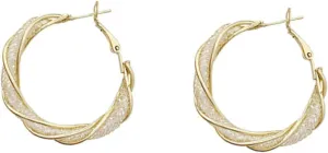 1 Pair Circle Hollow Earrings Womens Jewelry Earings for Women Earrings for Women Dangle Post Earrings
