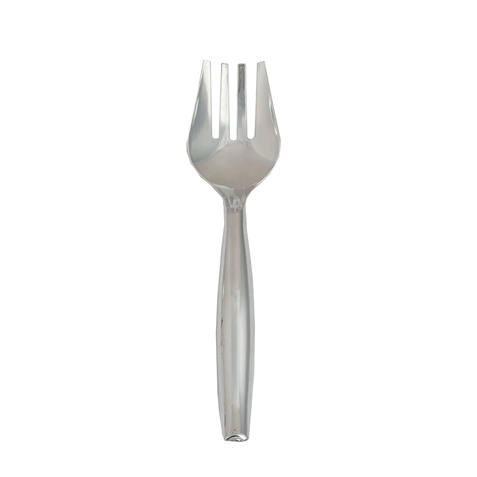 10" Silver Large Serving Forks, Heavy Duty Plastic Serving Forks