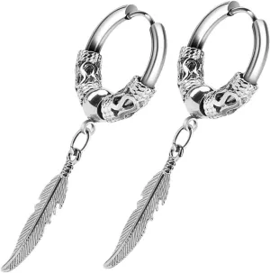 1Pair Fashion Dangle Earrings for Women Elegant Leaf Design Hoops Minimalist Jewelry for All Occasions present for Valentine Day Anniversaries and More Classy Statement
