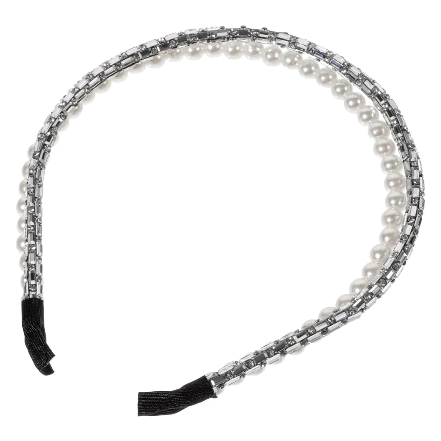 1pc Double Row Rhinestone Headband for Women Hair Jewelry Accessories for Wedding Party Fashion Hair Hoops Non Slip Comfortable Design