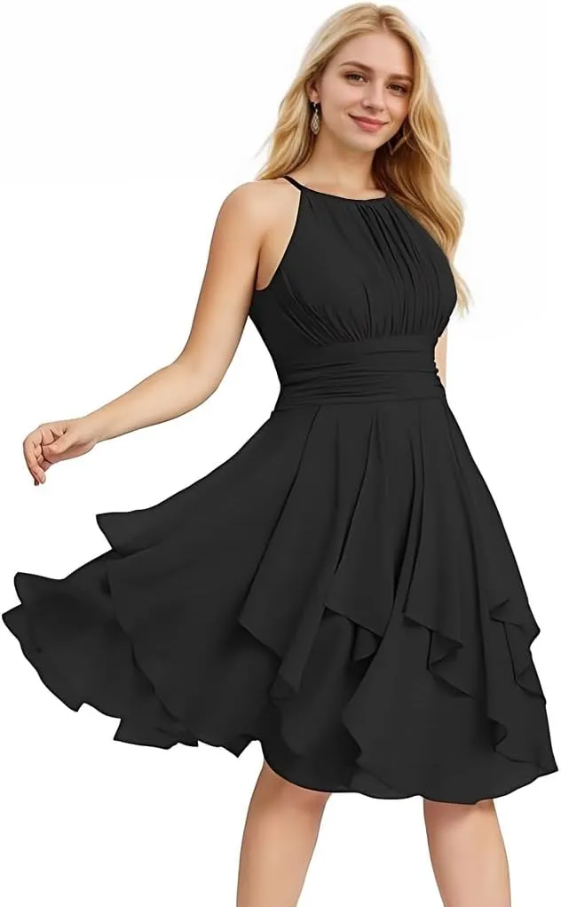 2025 Wedding Guest Dresses for Women Country Bridesmaid Dresses Short Formal Evening Prom Party Gown