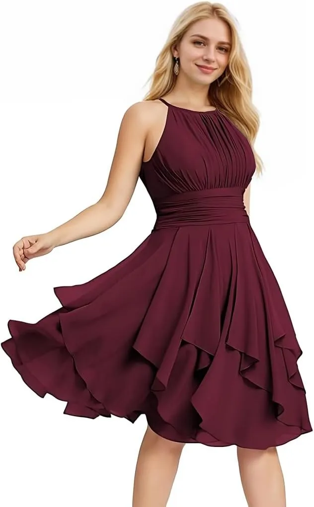 2025 Wedding Guest Dresses for Women Country Bridesmaid Dresses Short Formal Evening Prom Party Gown