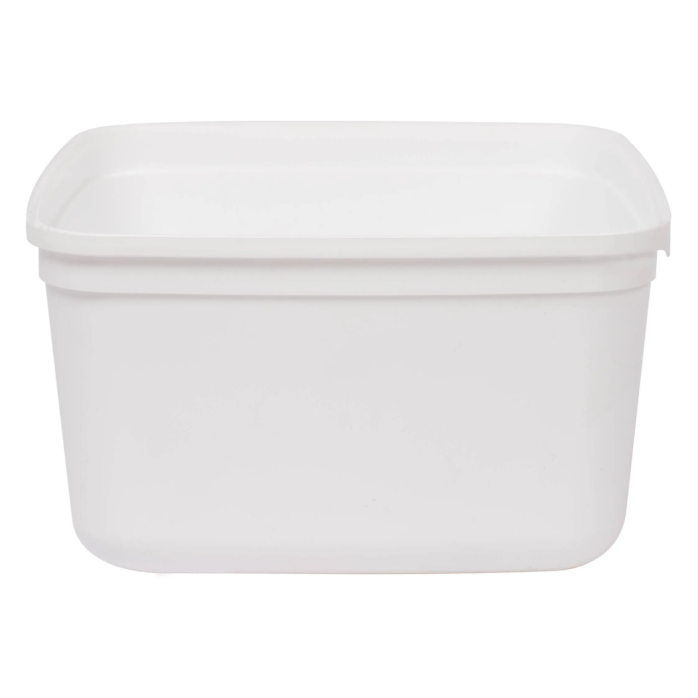 2L Ice Cream Tub Container White 5pack