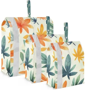3 Set Travel Packing Cubes For Suitcases, Aesthetic Butterfly Minimalist Style, Stackable, Garment Bag Closet Storage, Luggage Space Saver, Organizadores De Maletas Para