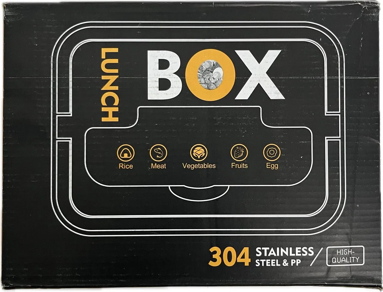 304 Stainless Steel And PP Lunch Box
