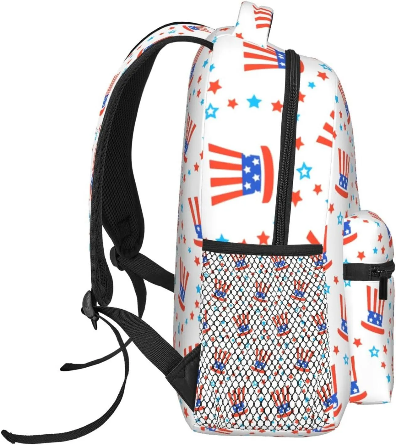 4th July Travel Laptop Backpack for Women Lightweight College Backpack Adjustable Fits 15.6 Inch Laptop Bag Waterproof for Work