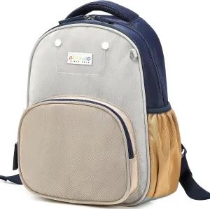 abshoo Toddler Backpacks for Boys Preschool Backpack Cute Kids Backpack for Boys (Grey and Brown)