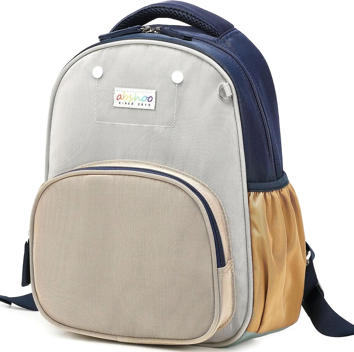 abshoo Toddler Backpacks for Boys Preschool Backpack Cute Kids Backpack for Boys (Grey and Brown)