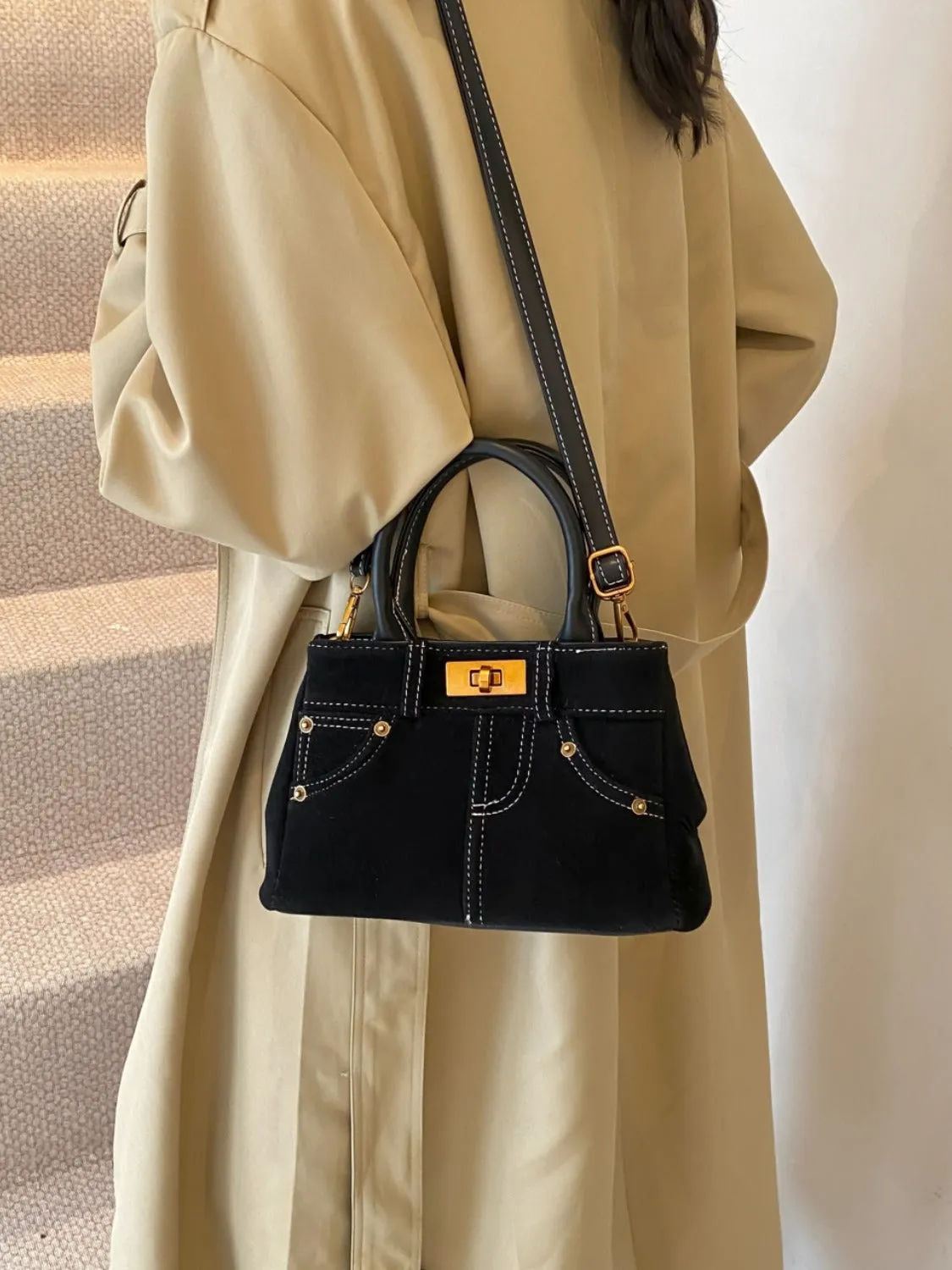Adjustable Strap Double-Use Handbag