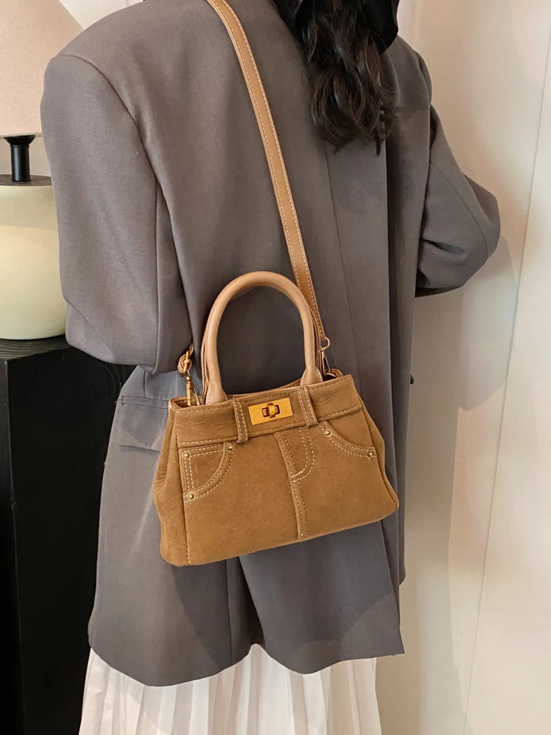 Adjustable Strap Double-Use Handbag