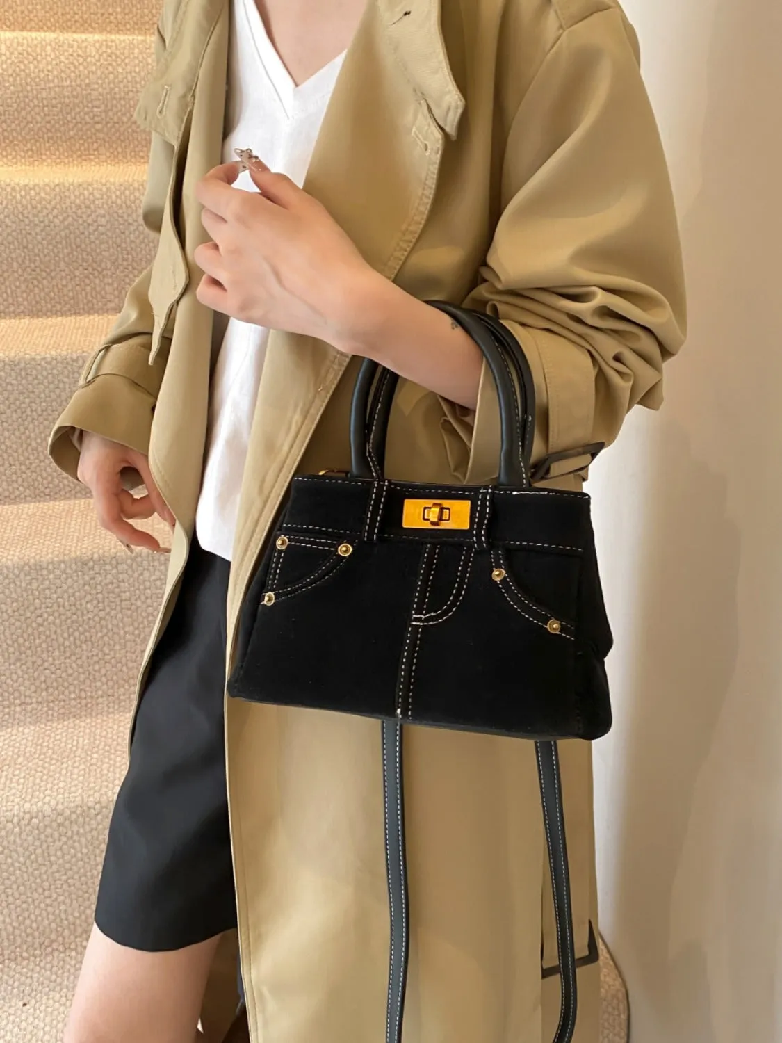 Adjustable Strap Double-Use Handbag
