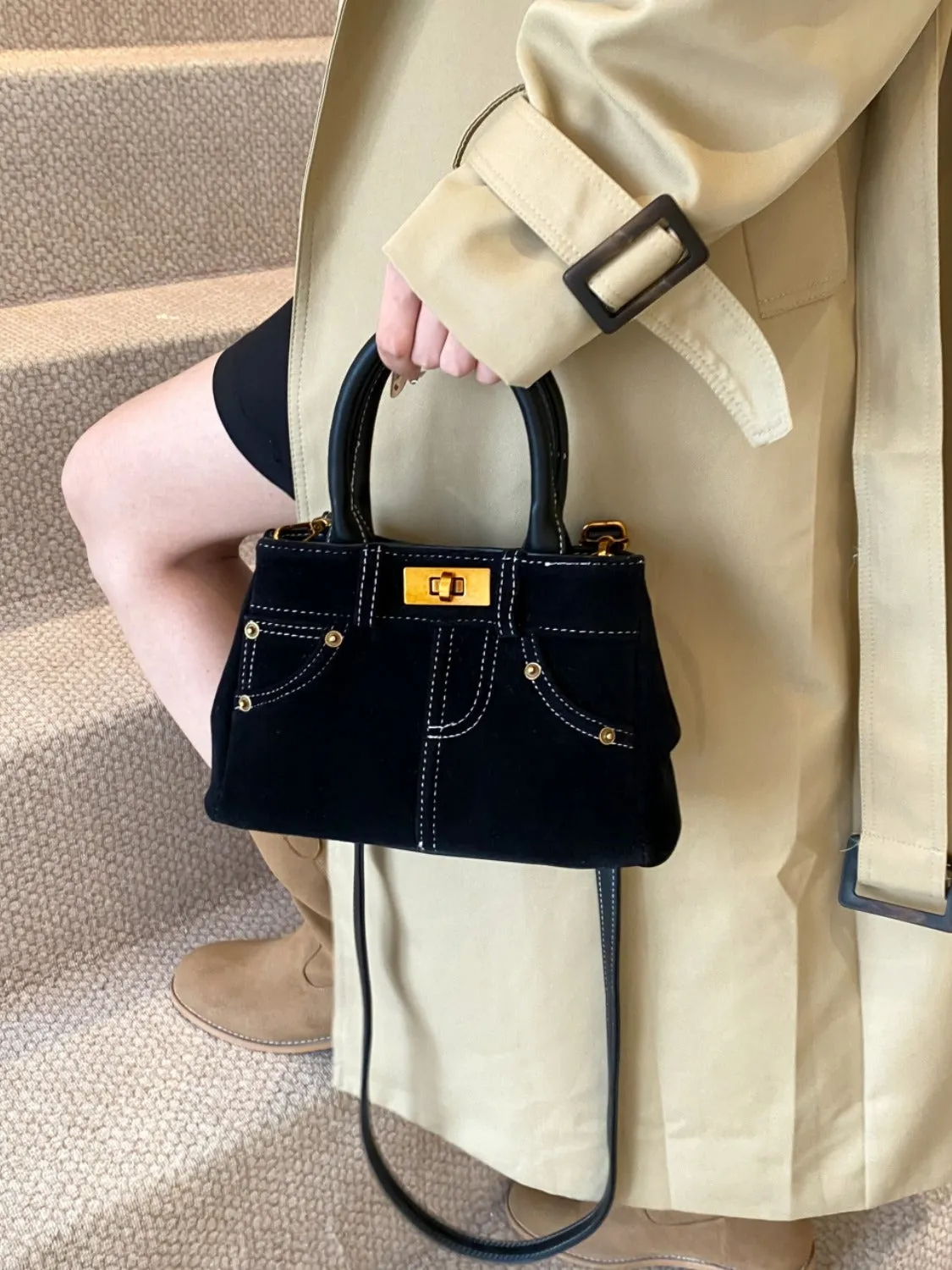 Adjustable Strap Double-Use Handbag