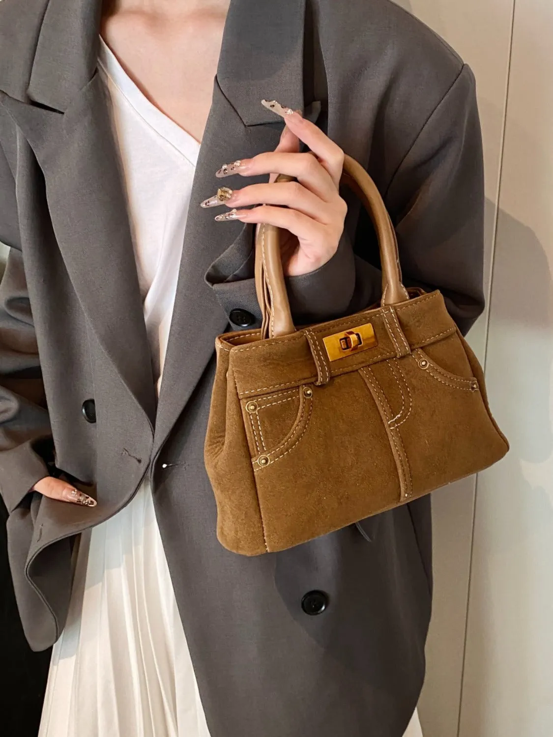 Adjustable Strap Double-Use Handbag