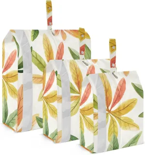 Aesthetic Butterfly Minimalist Style 3 Set Travel Packing Cubes For Suitcases, Foldable, Garment Bag Closet Storage, Luggage Space Saver, Organizadores De Maletas Para