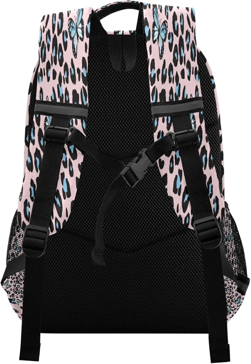 ALAZA Butterfly Leopard Cheetah Print Backpack For women Bookbag Travel Daypack