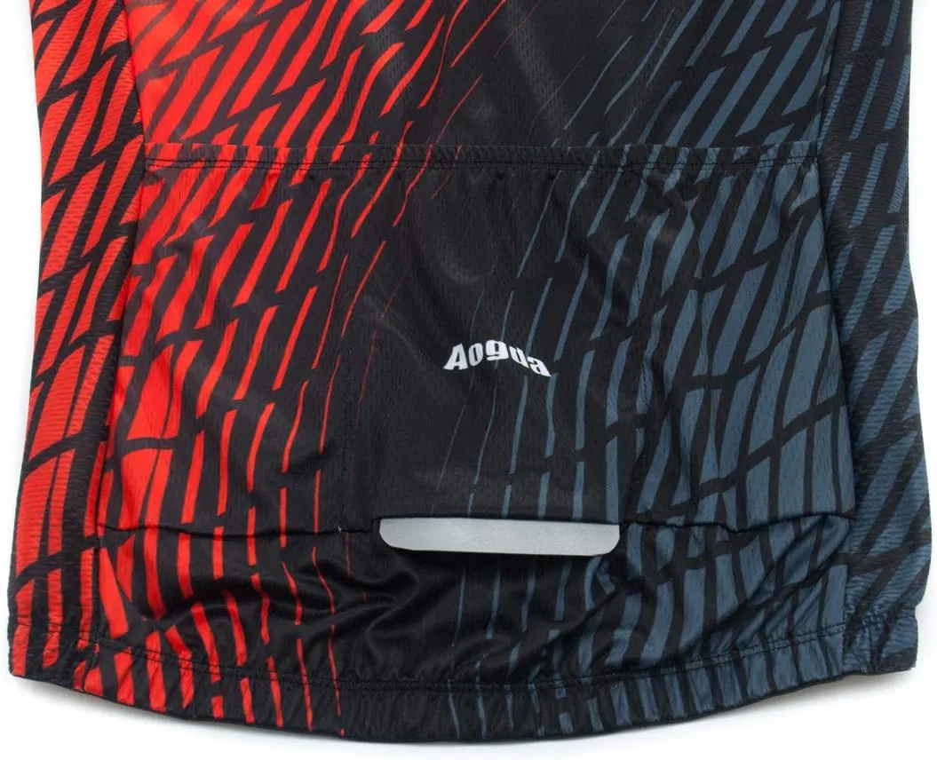 Aogda Sleeveless Cycling Jerseys For Men Bike Shirts Bicycle Vests Team Biking Tops Clothing