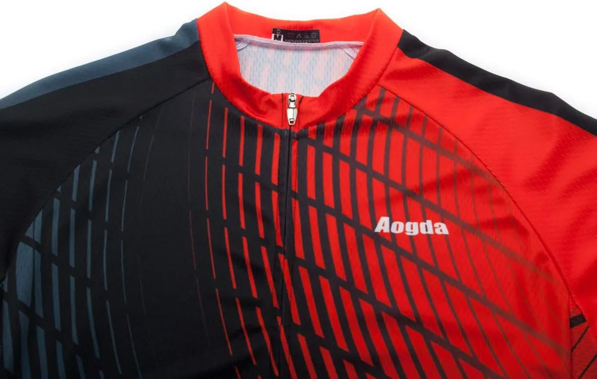 Aogda Sleeveless Cycling Jerseys For Men Bike Shirts Bicycle Vests Team Biking Tops Clothing