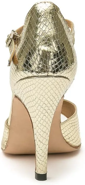 AOQUNFS Women's Latin Dance Shoes Open Toe Ballroom Salsa Tango Dance Performance Shoes