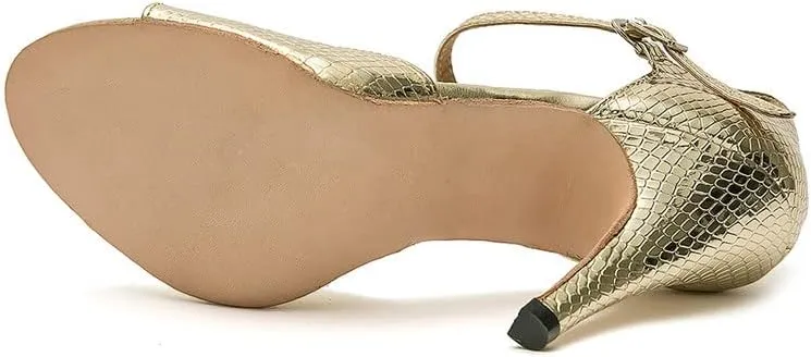 AOQUNFS Women's Latin Dance Shoes Open Toe Ballroom Salsa Tango Dance Performance Shoes