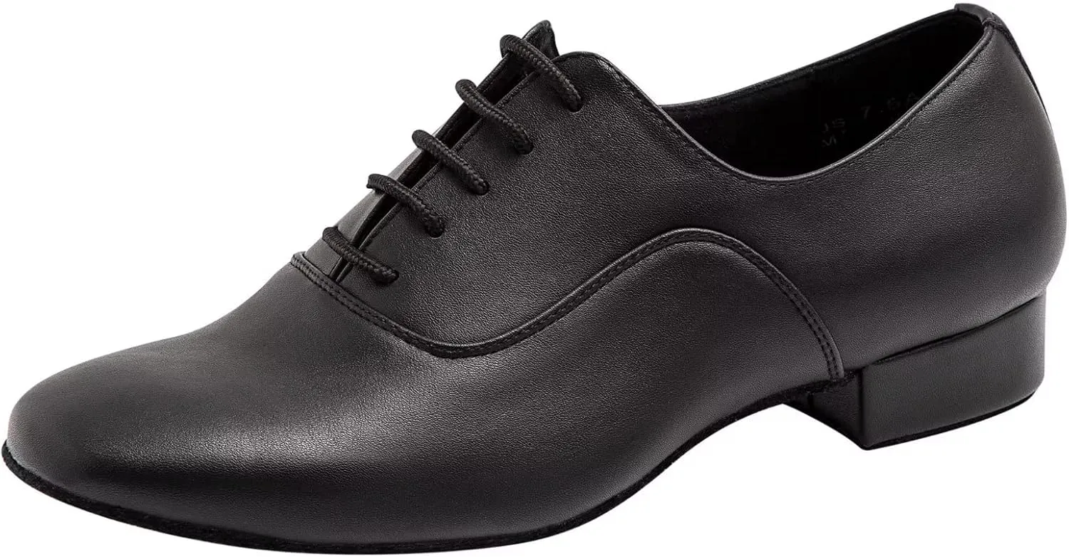 ARCLIBER Mens Dance Shoes Ballroom PU Leather Black Dancing Shoes for Men Sole Tango Salsa Latin