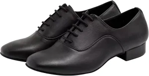 ARCLIBER Mens Dance Shoes Ballroom PU Leather Black Dancing Shoes for Men Sole Tango Salsa Latin