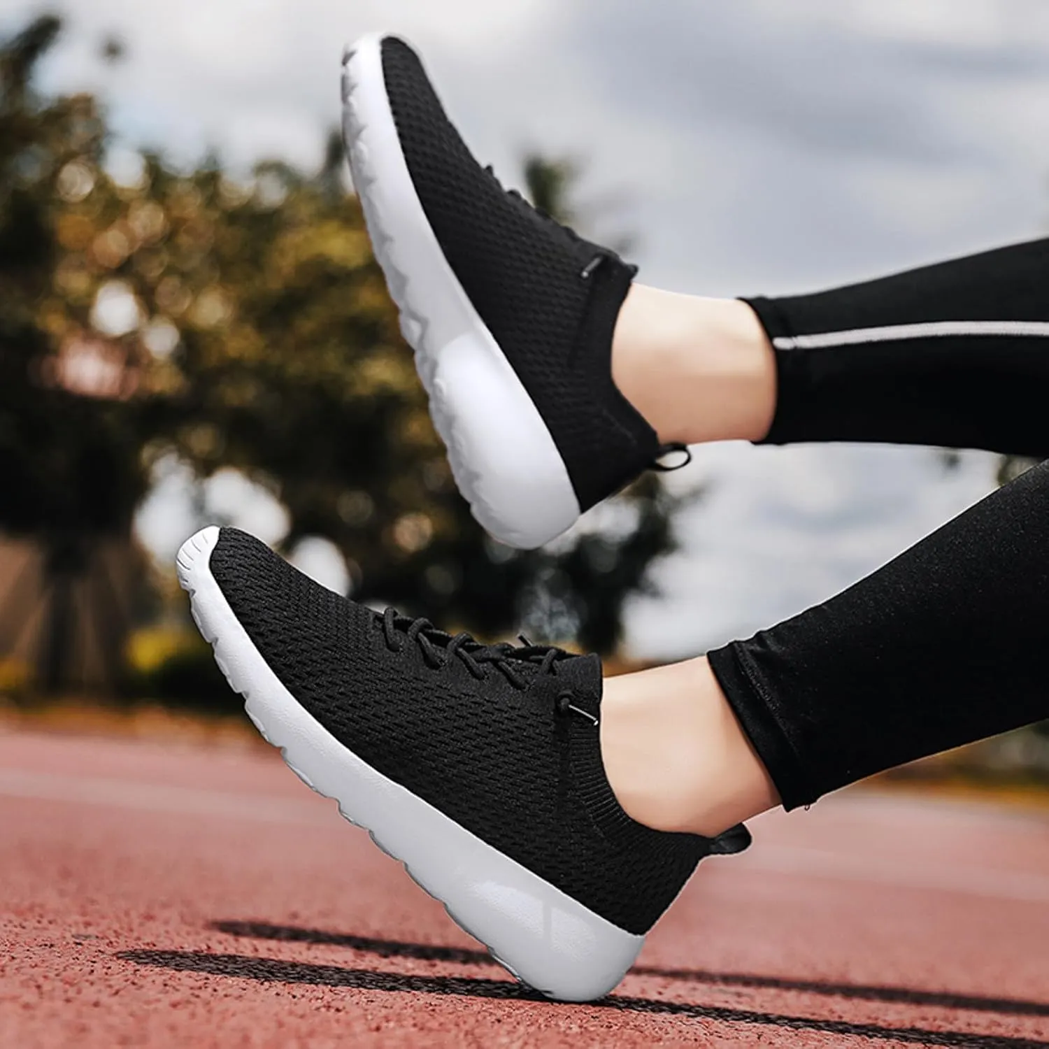 Athletic Fashion Sneakers for Men Comfortable Lightweight Casual Walking Shoe Hook and Loop Orthopedic Sneakers