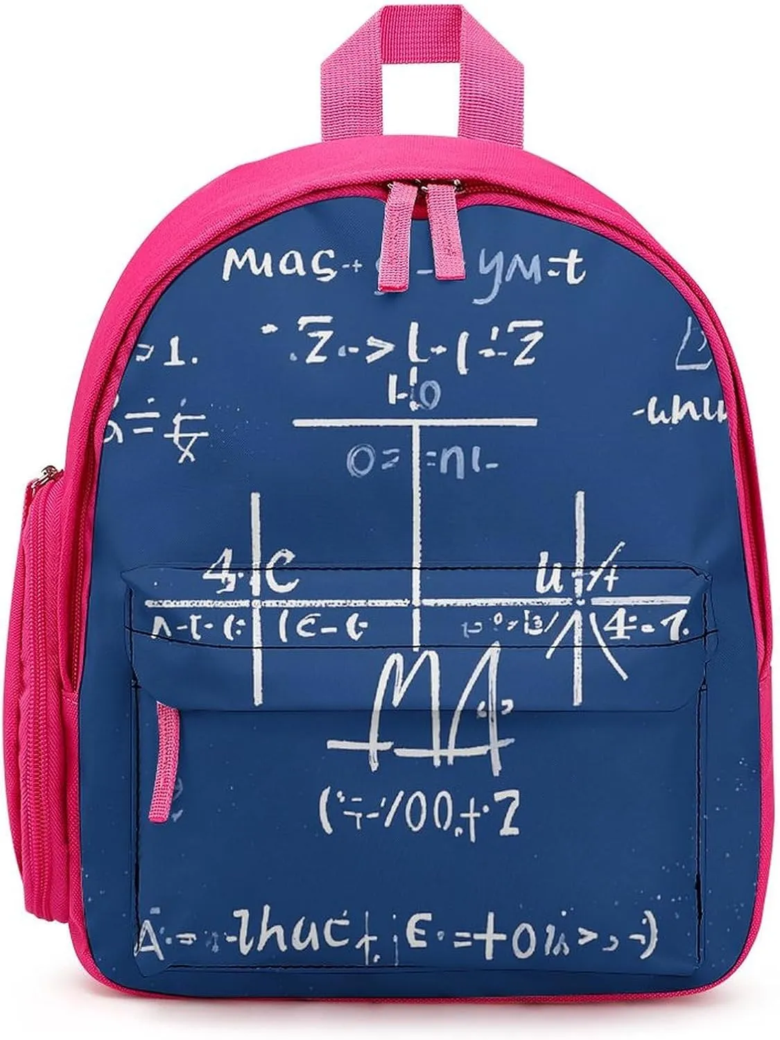 Backpack for Men Women Math Formula Laptop Backpack Lightweight Casual Bookbag for Business Hiking (pink-style)