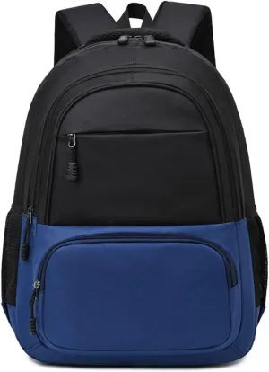 Backpacks Men's Backpack Large Capacity Laptop Portable Lightweight Office Travel Work Multifunctional (Color : Rojo) (Blue)