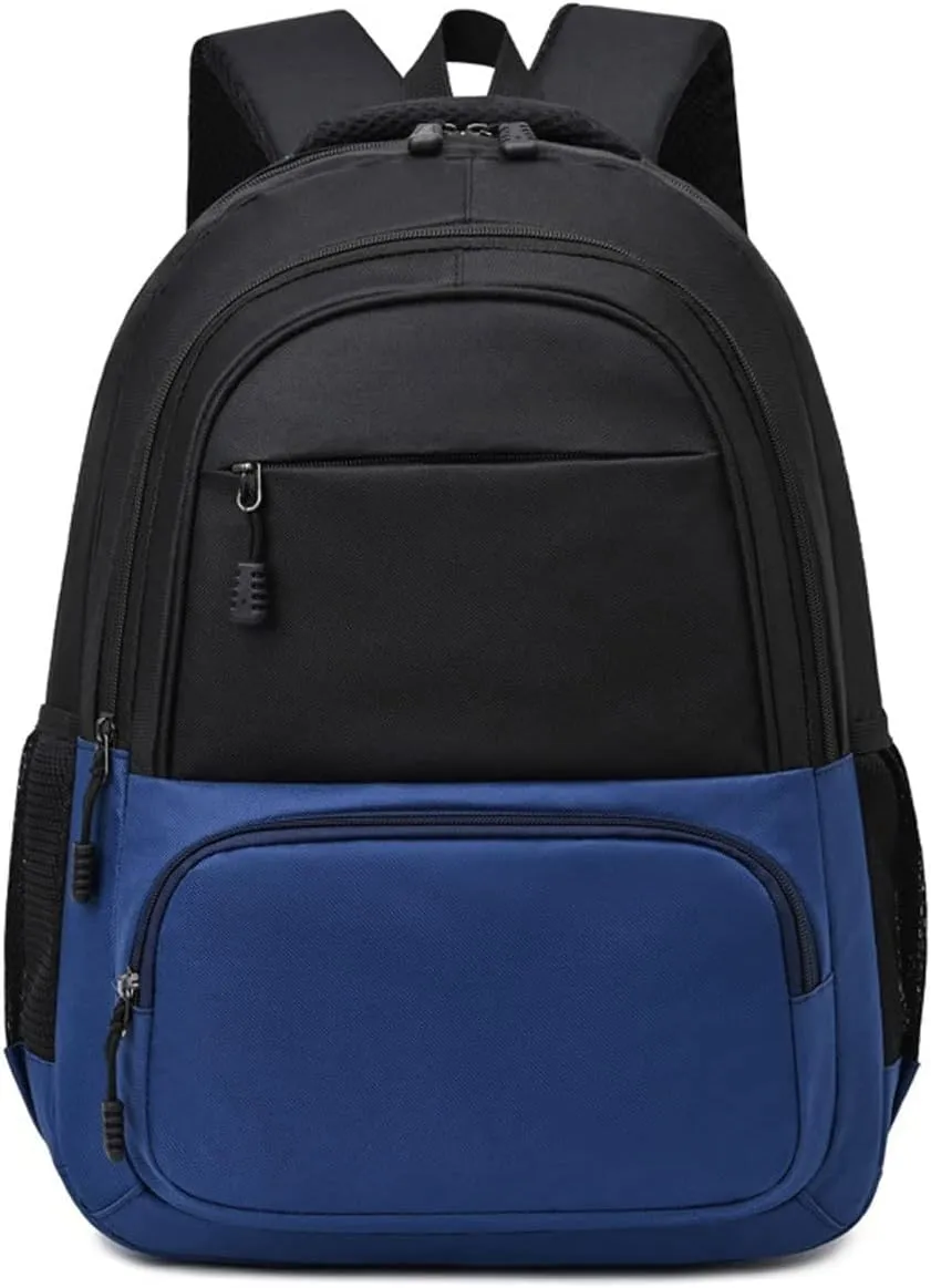 Backpacks Men's Backpack Large Capacity Laptop Portable Lightweight Office Travel Work Multifunctional (Color : Rojo) (Blue)