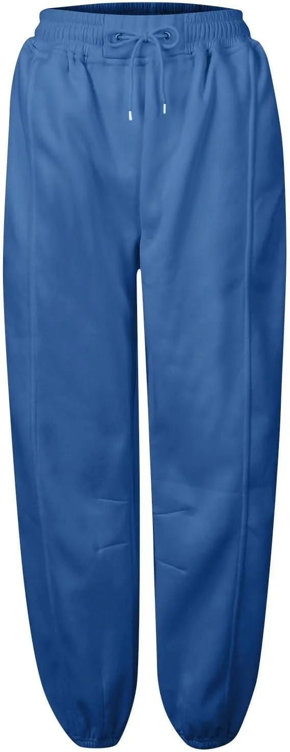 Baggy Sweatpants for Women Slim Fit Fall Jogger Pants High Waist Drawstring Fashion Trousers Petite with Pocket
