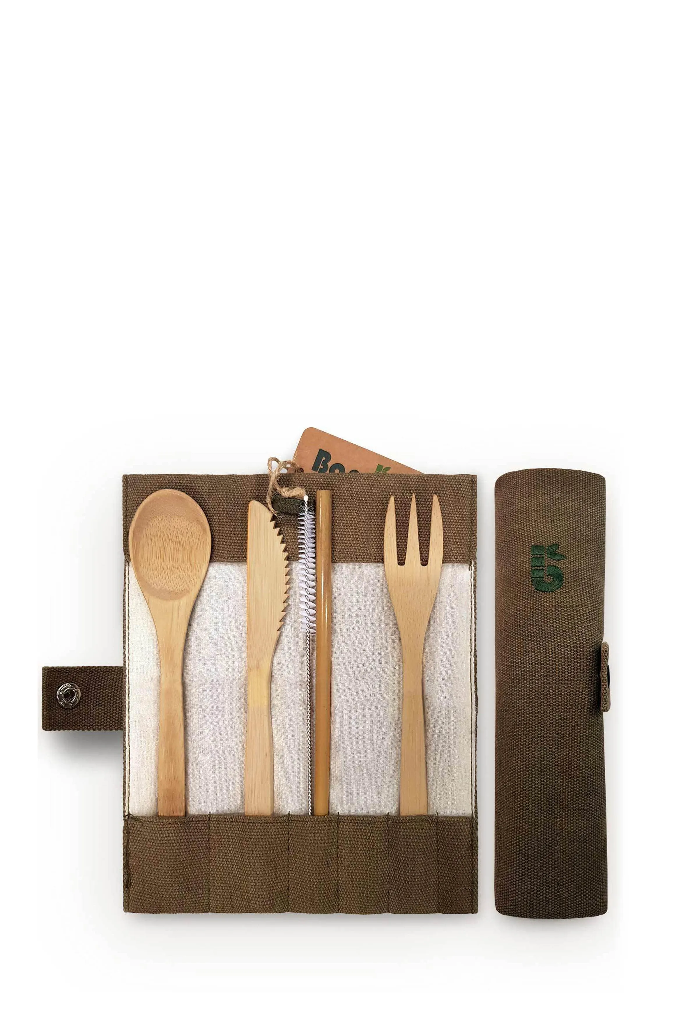 bamboo cutlery set <br> by Bambaw