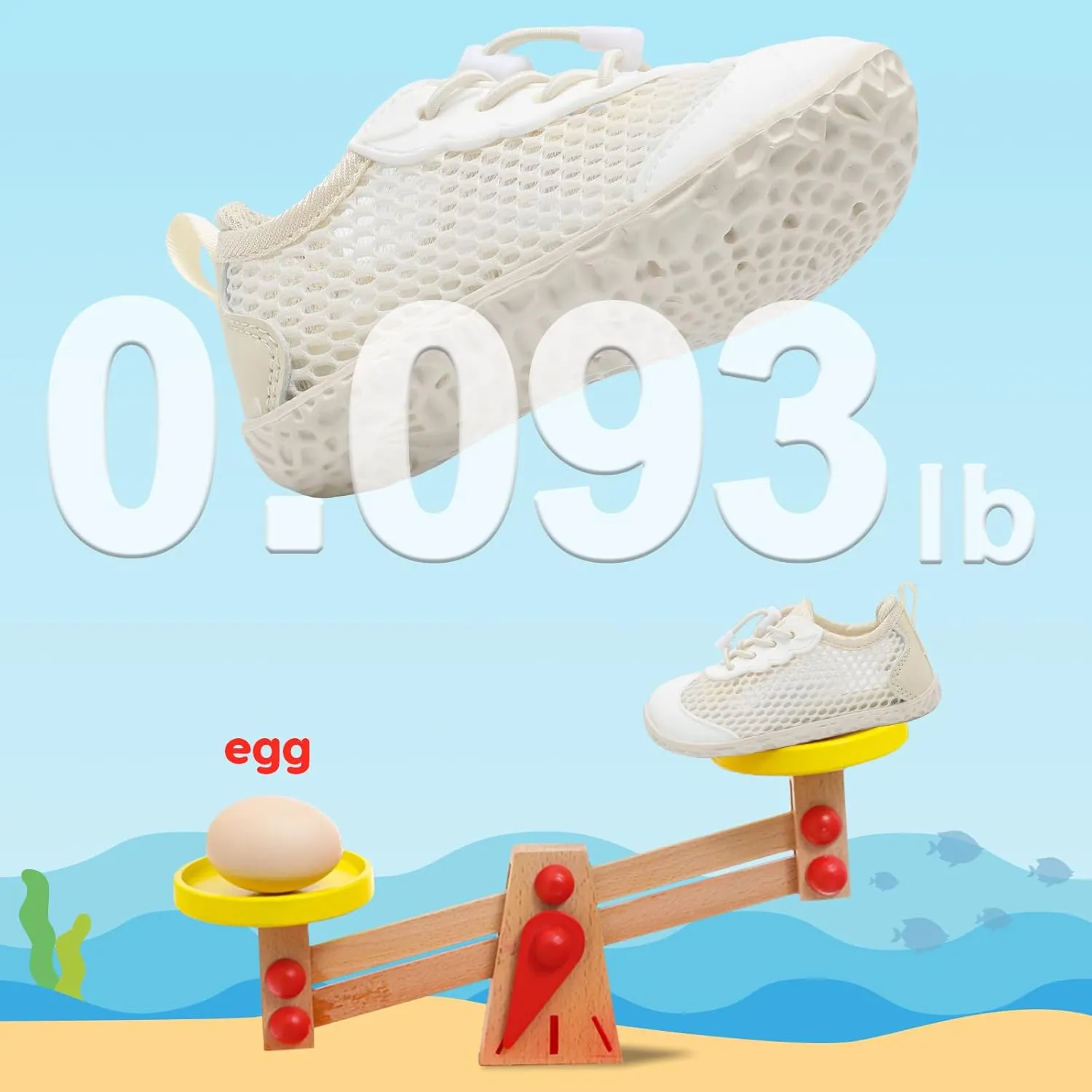 BARERUN Toddler Water Shoes Barefoot Kids Water Shoes Boys Girls Aqua Socks Quick-Dry Breathable Toddler Sandals Slip on Indoor Outdoor Walking Shoes for Beach Swim Pool
