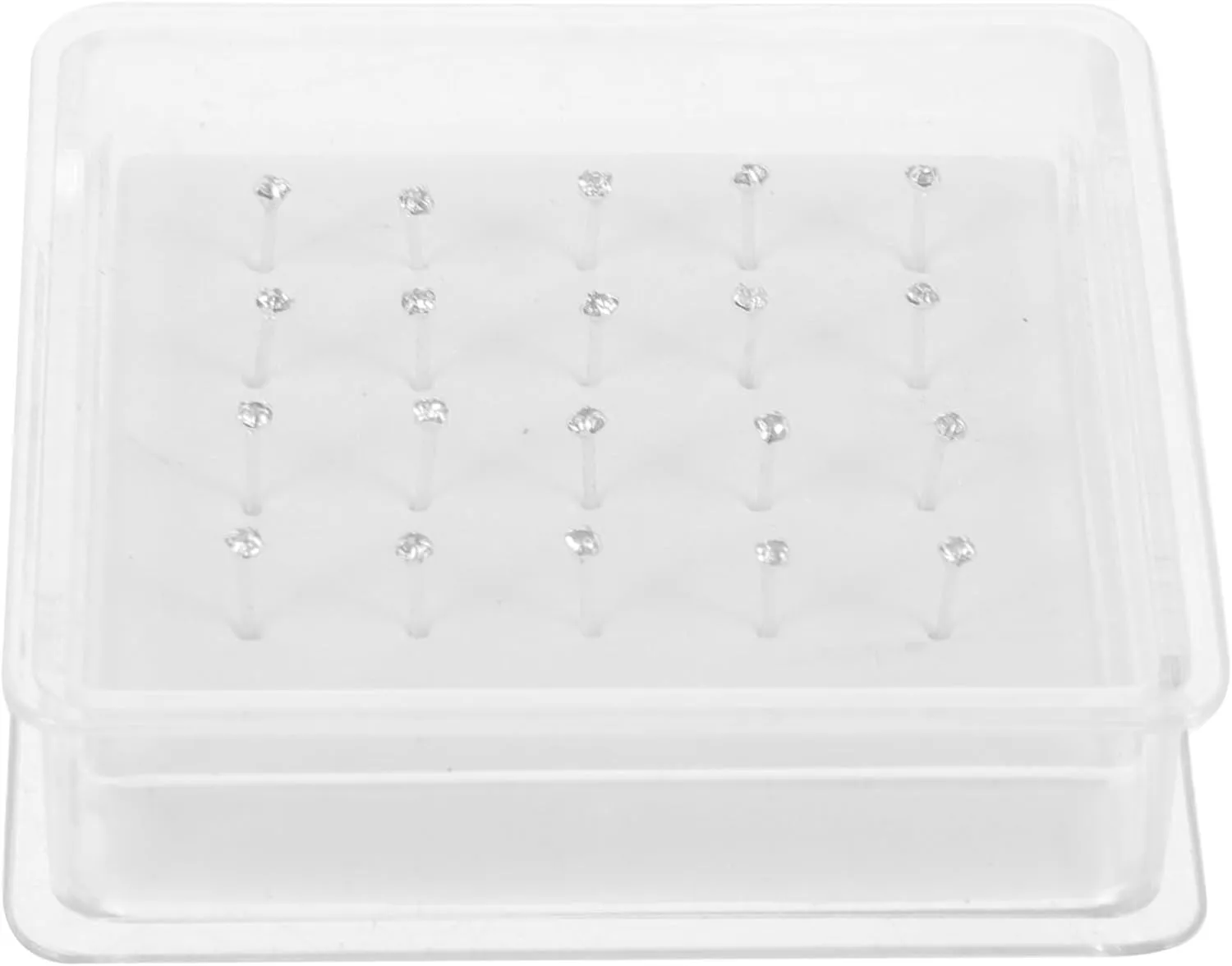 BESPORTBLE 20pcs Straight Nose Rings for Women Polished Metal Nose Studs Jewelry Comfortable Thin for Unique Style for Daily Wear and Special Occasions