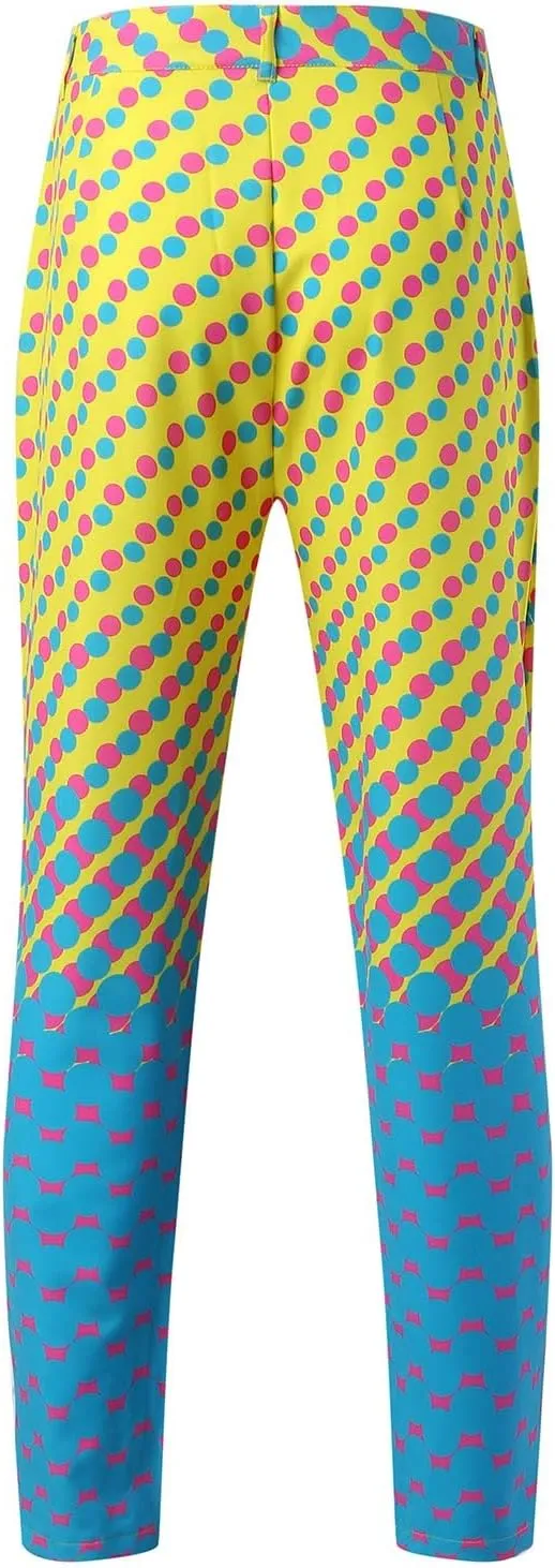 BIFUTON Mens Dress Pants Regular Fit Stretch Plaid Pants Skinny Tapered Pants Golf Pants Work Pants for Men Business Trousers
