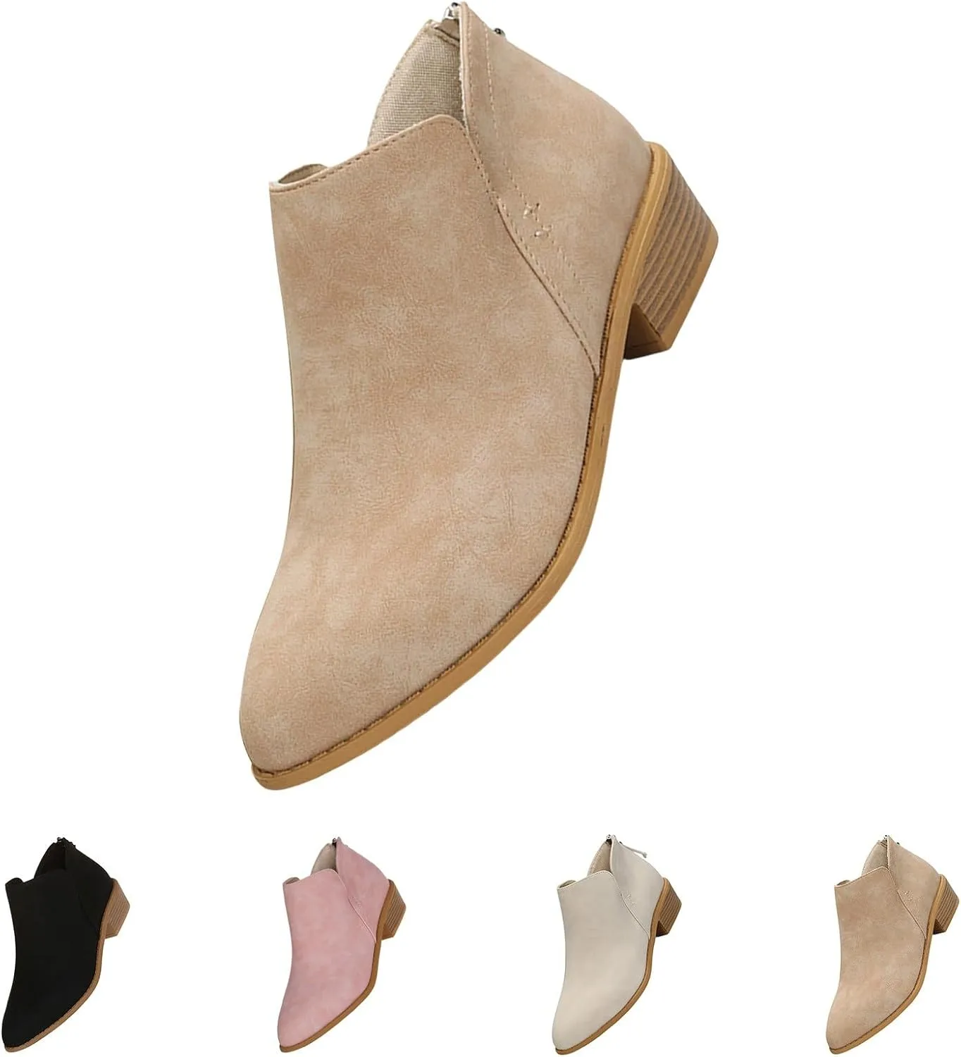 Black Booties for Women Botas Mujer Botas De Combate Para Mujer Beige Ankle Boots for Women Womens Ankle Boots Flat Dark Brown White Boots for Men