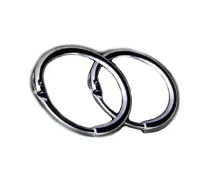 Black Earrings for Men - Minimalist Huggie Hoop Earrings - Unisex Sterling Silver Tube Hoops - Men's Jewelry