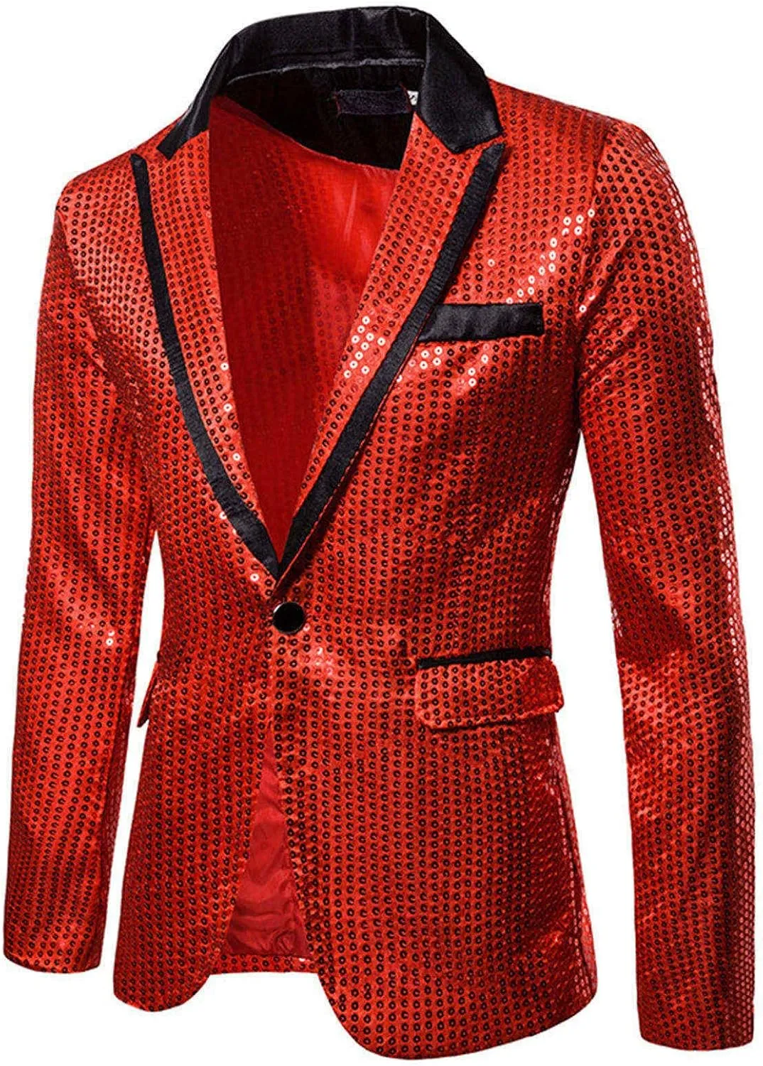 Blazers for Men Lapels Suit Casual Jacket Single-breasted Men's Printed Buckle Fashion Men's Coats Stylish Suit