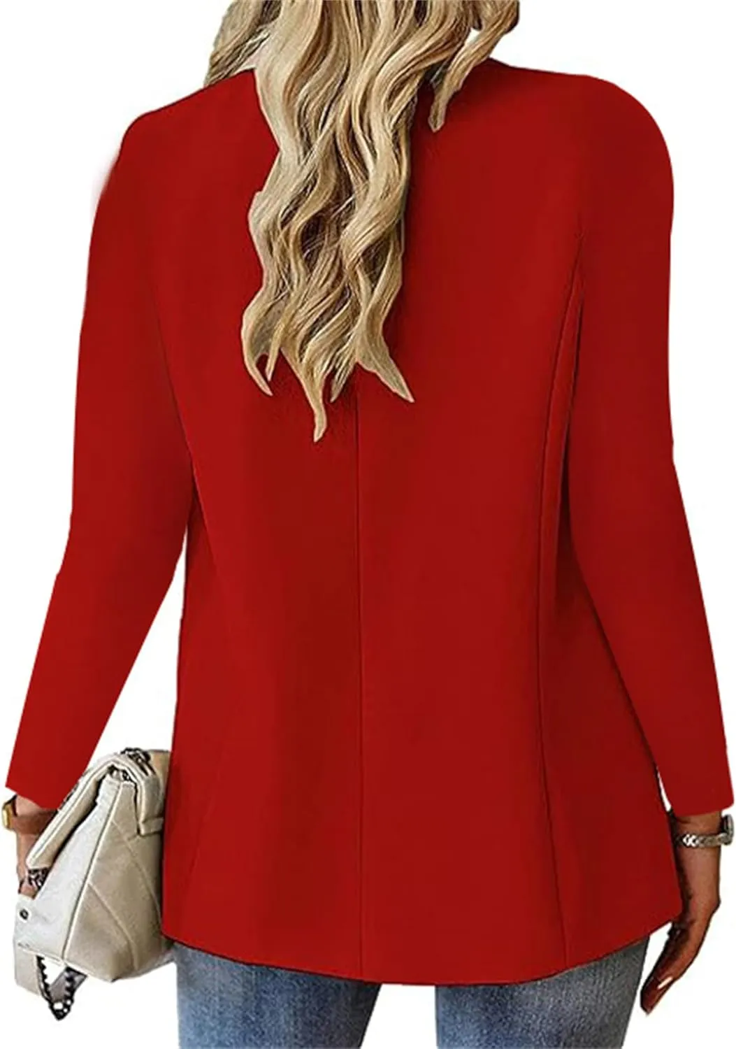 Blazers for Women 2025 Trendy Button Down Long Sleeve Jackets Casual Open Front Blazer Business Work Office Blazers