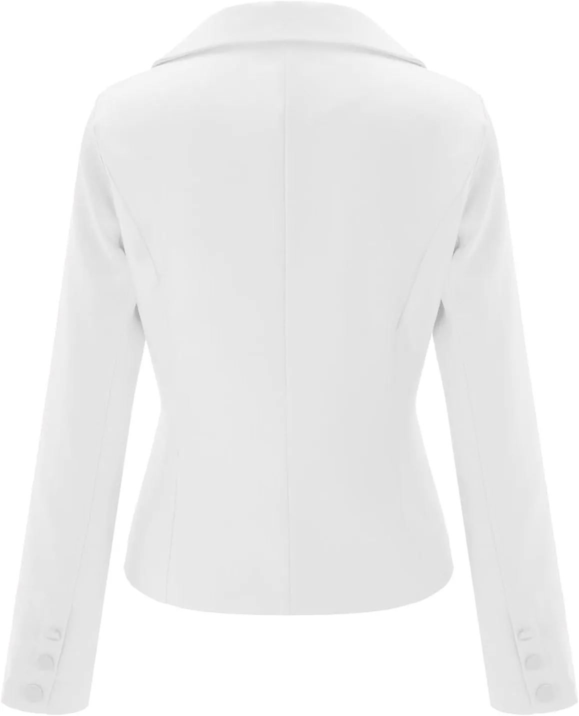 Blazers for Women Short Work Business Casual Dressy Long Sleeve Open Front Button Blazer Suit Jackets with Pockets