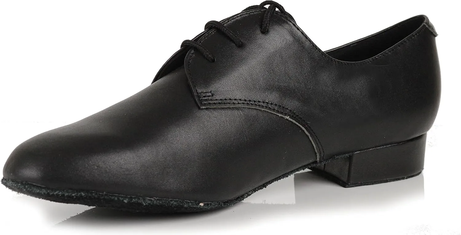 BlueBell Shoes Handmade Men's Ballroom Salsa Wedding Competition Dance Shoes The Chris 1" Heel