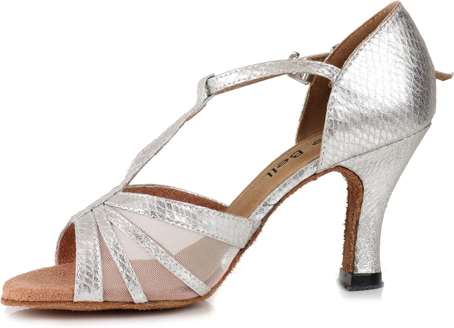 BlueBell Shoes Handmade Women's Ballroom Salsa Wedding Competition Dance Shoes The Samantha 2.5" Heel