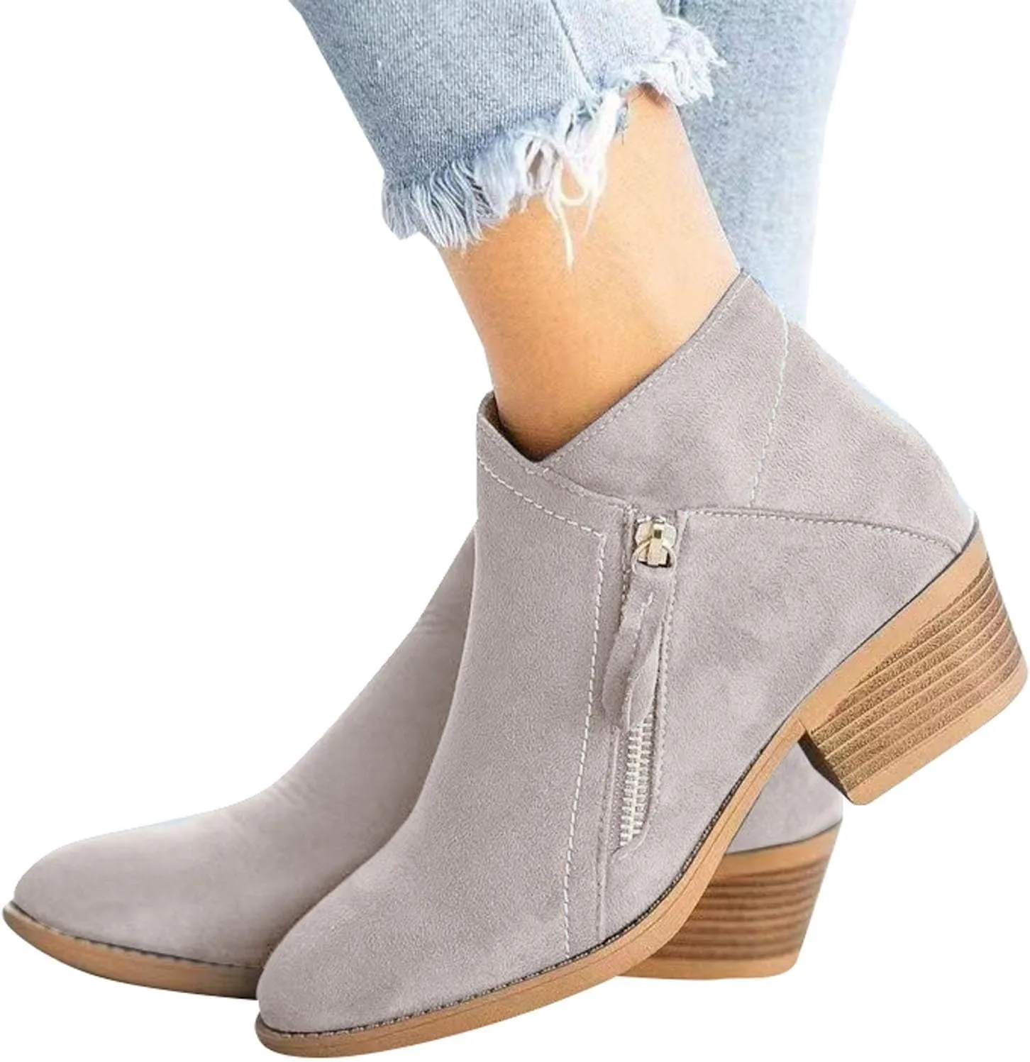 Booties for Women Low Heel Womens Platform Boots Flat Ankle Boots Winter for Women 2024 Trendy Boots for Women Ankle Booties Sexy High Heels without Lace Lace Up Ankle Boots for Women Low Heel