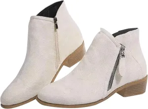 Booties for Women Low Heel Womens Platform Boots Flat Ankle Boots Winter for Women 2024 Trendy Boots for Women Ankle Booties Sexy High Heels without Lace Lace Up Ankle Boots for Women Low Heel