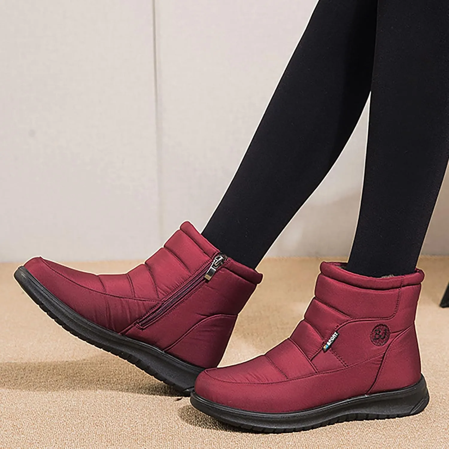 Botas De Invierno Para Mujer De Vestir Winter Dress Booties for Women 2024 Womens Warm Boots Womens Waterproof Winter Boots Womens Winter Boots Size 10 Wide Width Black of Friday Deals 2024
