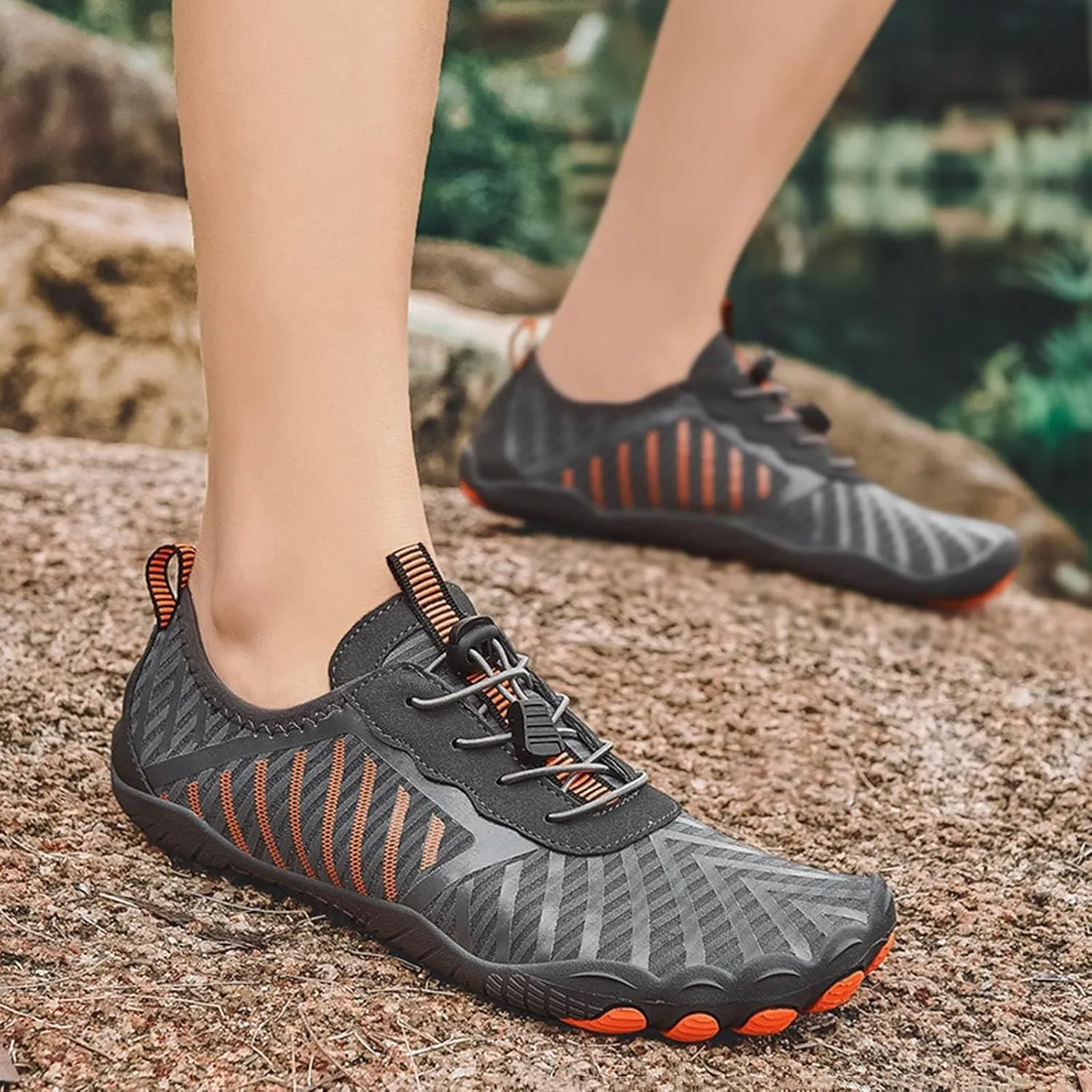 Breathable Quick-Dry Wading Shoes for Women Lightweight Hiking Shoes Slip On Minimalist Water Barefoot Shoe