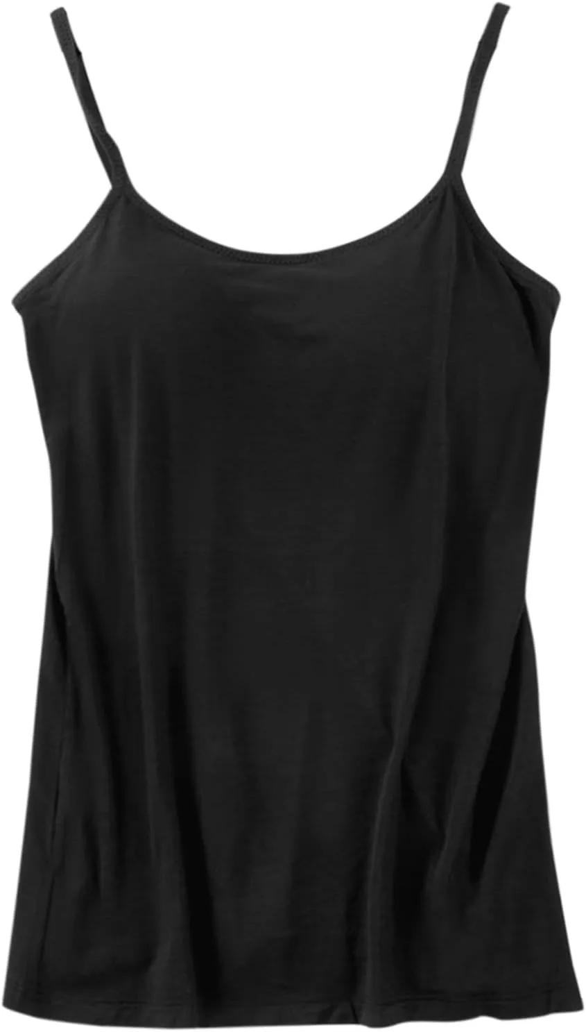 Built in Bra Tank Tops for Women Tank Tops with Built in Bras Camisole Tops for Women Cotton Pads Adjustable Straps