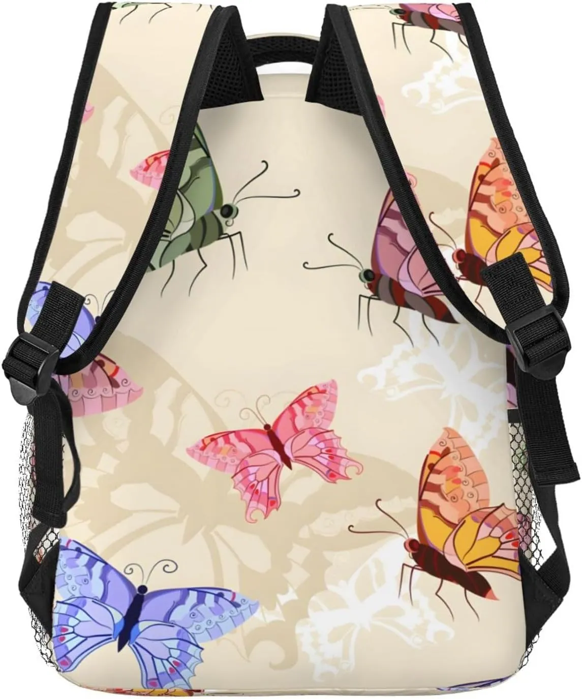 Butterfly Travel Laptop Backpack for Women Lightweight College Backpack Adjustable Fits 15.6 Inch Laptop Bag Waterproof for Men, Gym