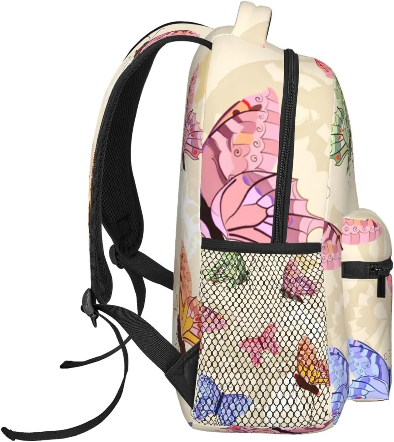 Butterfly Travel Laptop Backpack for Women Lightweight College Backpack Adjustable Fits 15.6 Inch Laptop Bag Waterproof for Men, Gym