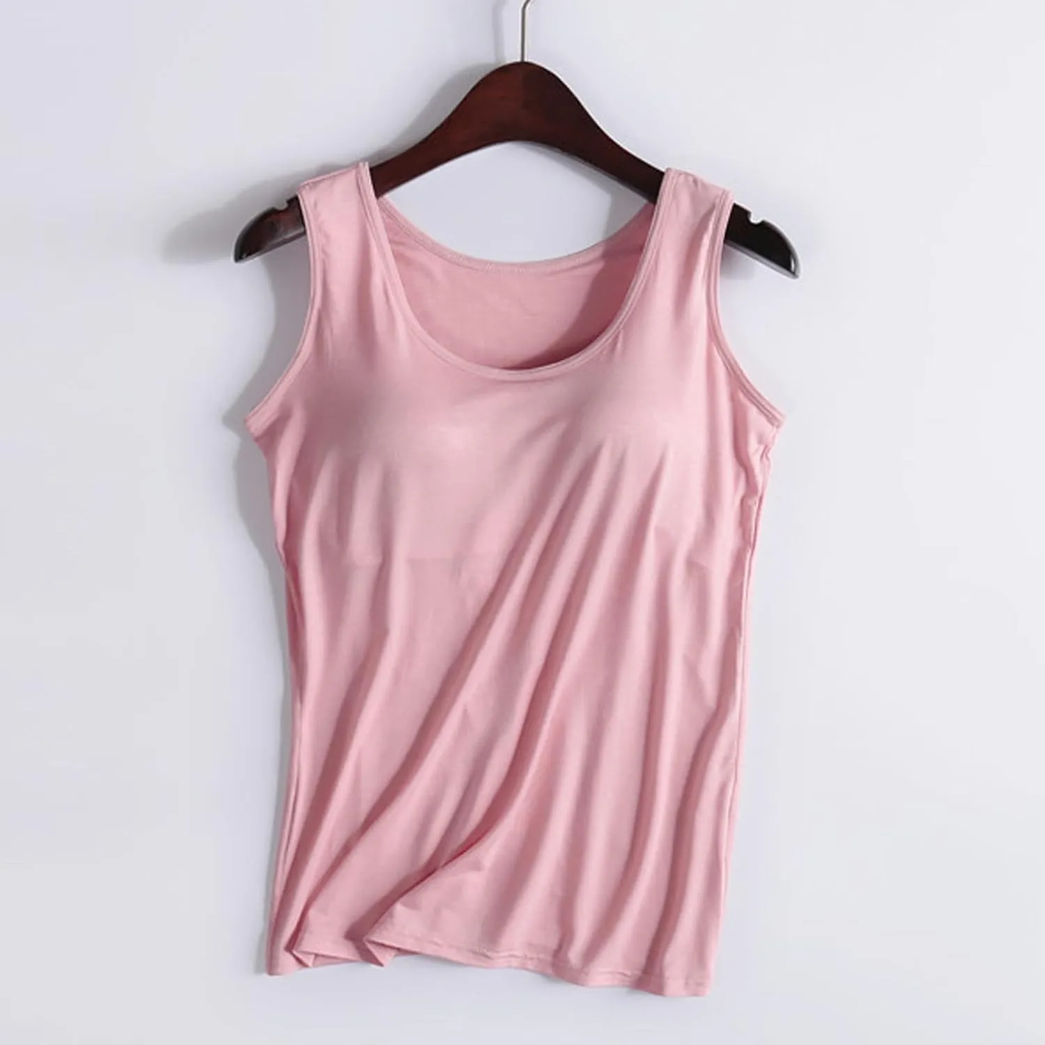 Camisole Tops for Women Running Sports Racerback Bras Plus Size Comfy Tank Tops Sleeveless Tanks with Built in Bra
